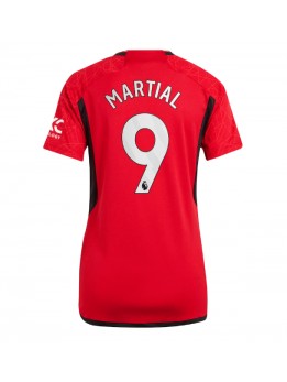 Ženski Nogometna dresi replika Manchester United Anthony Martial #9 Domači 2023-24 Kratek rokav